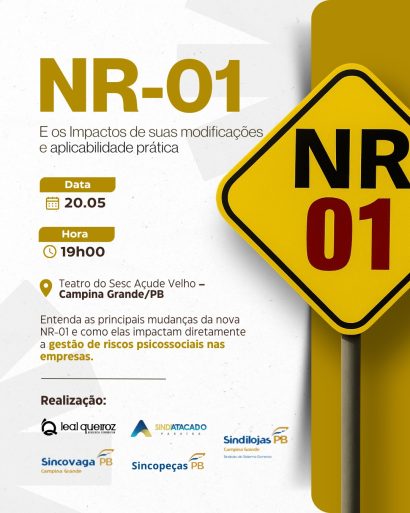Palestra: NR-01 e os Impactos de Suas Modificações