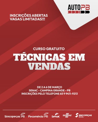 SincopeçasPB - Curso Técnica de Vendas